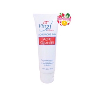 Vin21 Acne Cleanser 100 g วิน 21 แอคเน่ คลีนเซ่อร์ Exp.2022