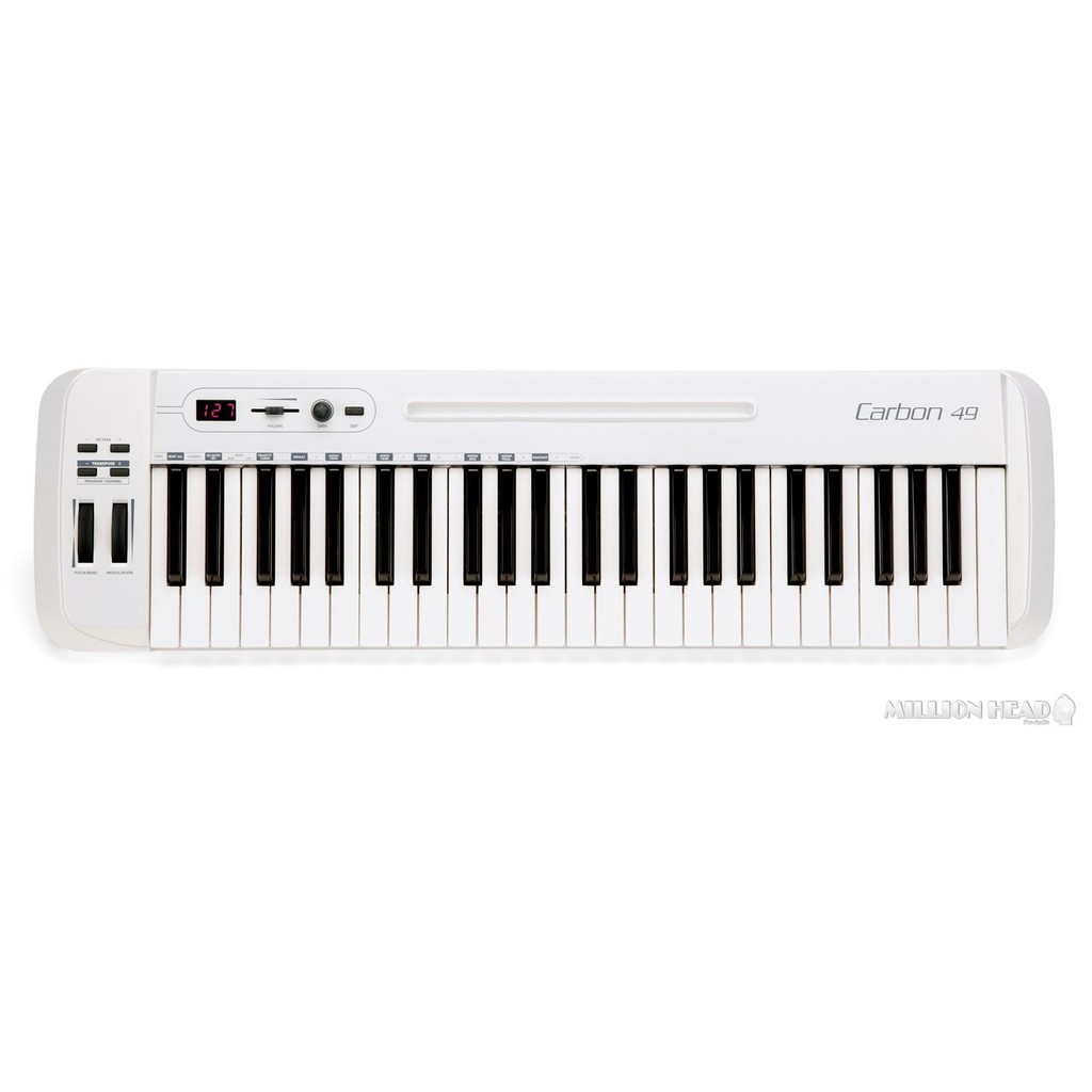 Samson : Carbon 49 ( USB MIDI Keyboard Controller คุณภาพดี 49 คีย์ สามารถใช้งานได้ทั้งระบบ Mac และ PC)