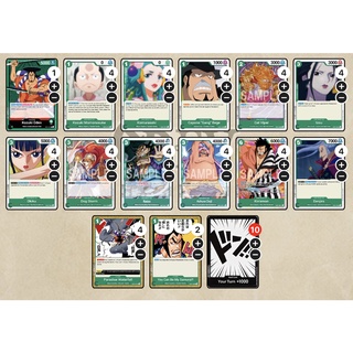 [ของแท้] เด็คโอเด้ง สีเขียว สายลุกตั้งตี พร้อมเล่น Deck Oden การ์ดวันพีซ ภาษาญี่ปุ่น ONE PIECE Card Game