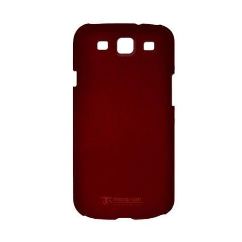 Metal Slim Hard Case SS Galaxy S3 (Red)