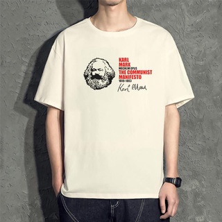 เสื้อยืดคอกลม แขนสั้น พิมพ์ลาย Karl Marx Workers Unite Novelty 39S สําหรับผู้ชาย