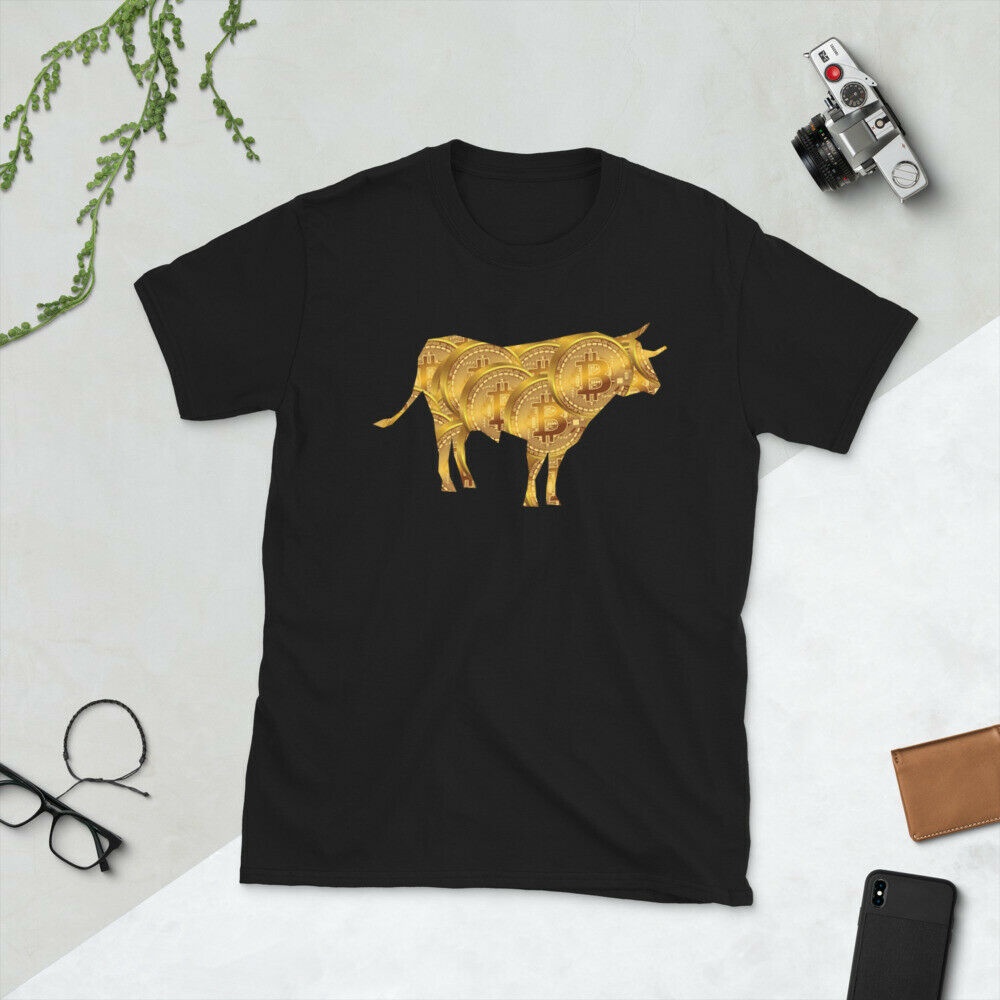 Bitcoin Bull Coin เคส Bullish สําหรับเสื้อยืด Bitcoin