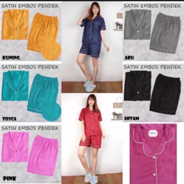 Joker.store123 ชุดนอนผู้ใหญ่ชุดนอนผ้าซาตินพิมพ์ลาย HP