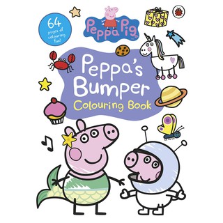 หนังสือนิทานภาษาอังกฤษ ระบายสี Peppa Pig: Peppas Bumper Colouring Book (Peppa Pig) [Paperback]