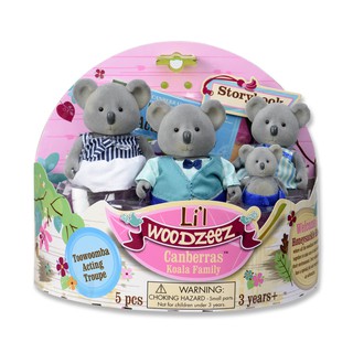 LIL WOODZEEZ KOALA FAMILY - เซ็ตตุ๊กตาครอบครัวโคอะล่า