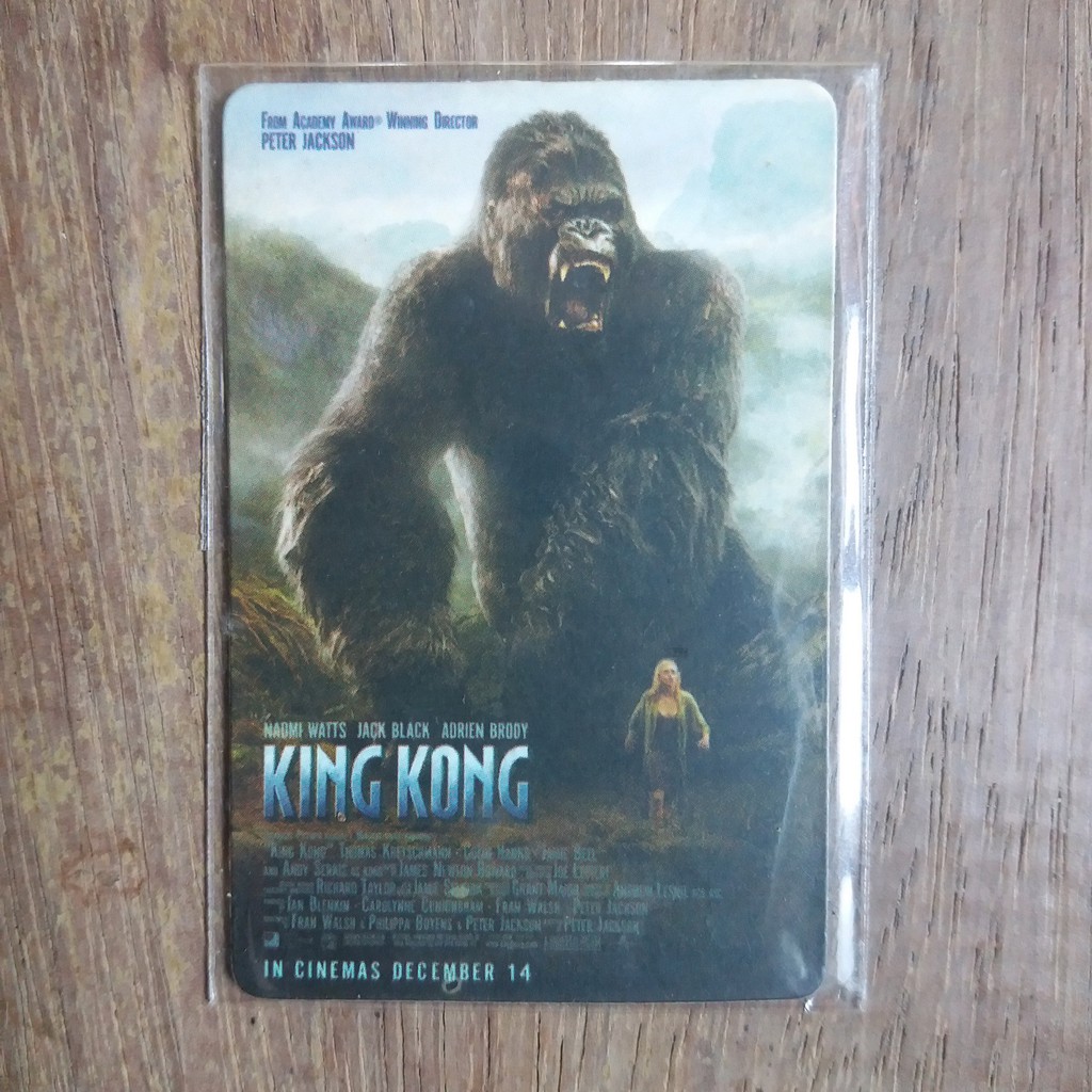 [ของสะสม] แม่เหล็กติดตู้เย็นลายโปสเตอร์ภาพยนตร์คิงคอง King Kong เวอร์ชั่นนาโอมิ วัตตส์ Naomi Watts จ