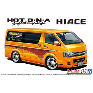 โมเดลรถยนต์ AOSHIMA TOYOTA HotCompany TRH200V HIACE 12 1/24