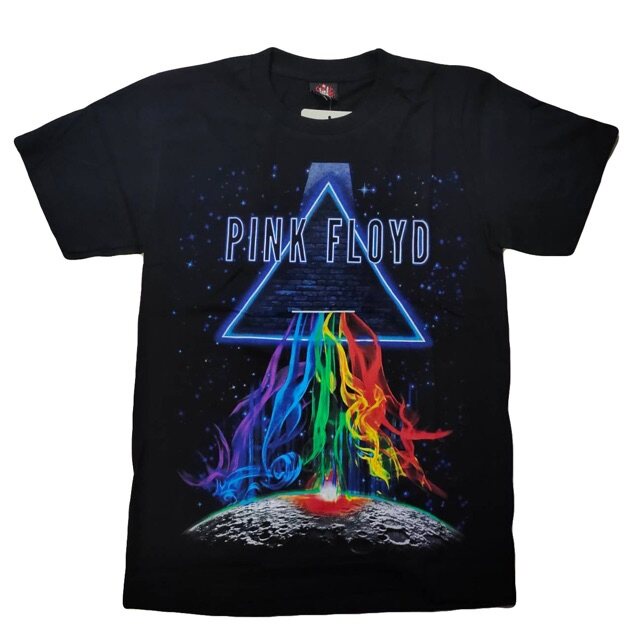 เสื้อวง Pink Floyd rock Tshirt เสื้อวงร็อค Pink Floyd ผ้าฝ้ายแท้