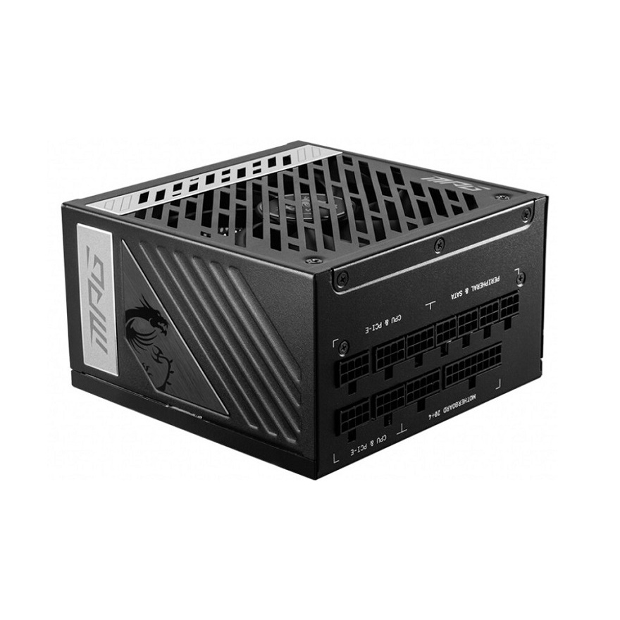 PSU MSI MPG A1000G PCI-E 5.0 1000W 80PLUS GOLD WARRANTY 10 YEARS POWER SUPPLY (เทียบเท่า RM 1000 X H