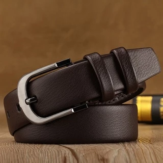 Belts เข็มขัดแฟชั่นลำลองสำหรับผู้ชายแบบหัวเข็มขัด