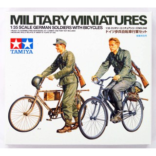 โมเดลประกอบ Tamiya 1/35 TA35240 GERMAN SOLDIERS WITH BICYCLES