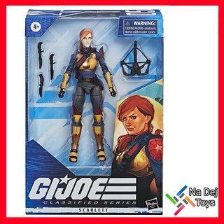 G.I. Joe Classified Series Scarlett 6" ฟิกเกอร์ สการ์เล็ตต์ จาก จีไอโจ ขนาด 6 นิ้ว