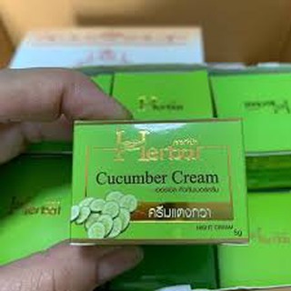 HERBAL cucumber cream **ครีมแตงกวา***เฮิร์บเบิ้ล 5 กรัม