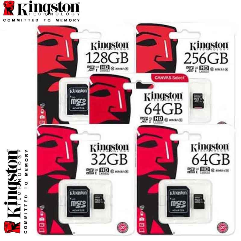 128GB 256GB Kingston 512GB 512G 32GB 64GB Micro SD Mini Card Memory TF Card Microsd 128G 256G