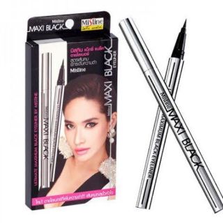 🤟(มิสทีน แม็กซี่ แบล็ค อายไลเนอร์)​Mistine Maxi Black Eyelin…