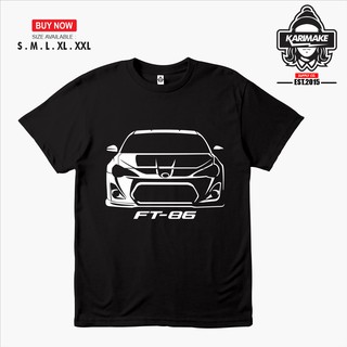 เสื้อยืด ลายรถยนต์ Toyota FT86 Karimake