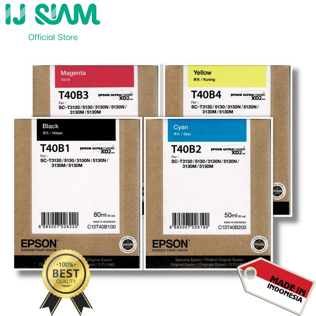 EPSON INK T40B100-400 For T3130N T3130 T5310N T5130 ** จัดส่งสินค้าภายใน 3 วัน **