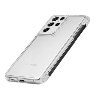 เคสโทรศัพท์มือถือแบบใส พร้อมช่องใส่ปากกาสไตลัส สําหรับ Samsung Galaxy S21 Ultra 5G SPEN s-pen SM-G998