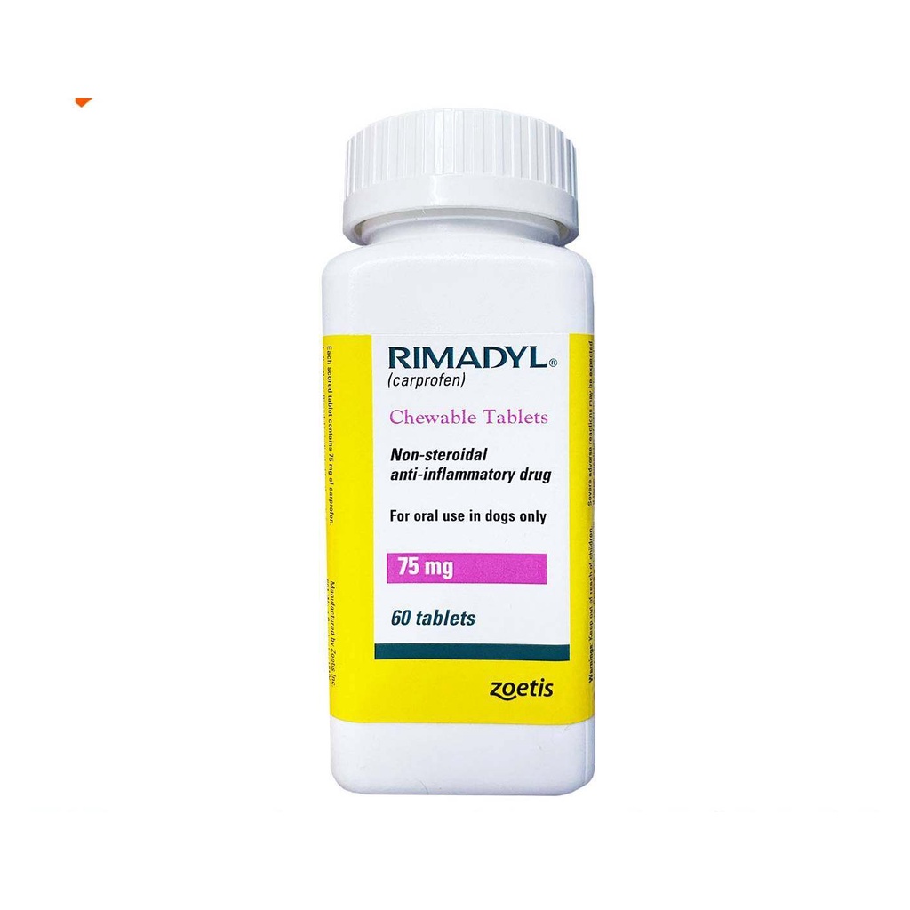 RIMADYL 75 mg. ไรมาดิล 60 Tablets (หมดอายุ 012025) - munaobstore - ThaiPick