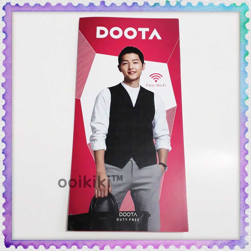 Song Joong Ki Doota Duty Free Brochure Ecomcomcomue และ Xiaohua