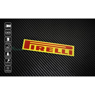 สติ๊กเกอร์ มอเตอร์ไซค์ Sticker Pirelli 128