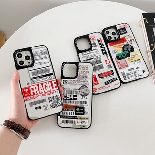 Casetify เคสโทรศัพท์ซิลิโคน แบบนิ่ม ลายสติกเกอร์แท็กราคา สําหรับ iPhone 11 12 13 14 Plus Pro Max