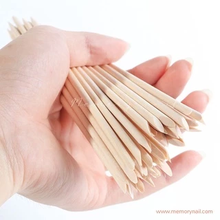ไม้ส้ม ห่อใหญ่ ยาว11เซน จำนวน 100ไม้ 👌 ใช้ดุนหนัง ดันหนัง พันสำลี เช็ดขอบ อุปกรณ์ทำเล็บ ของดี ราคาถูก