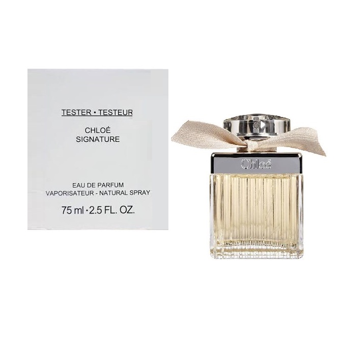 Chloe Eau de Parfum 75 ml. (โบว์ครีม) เทสเตอร์ กล่องขาว