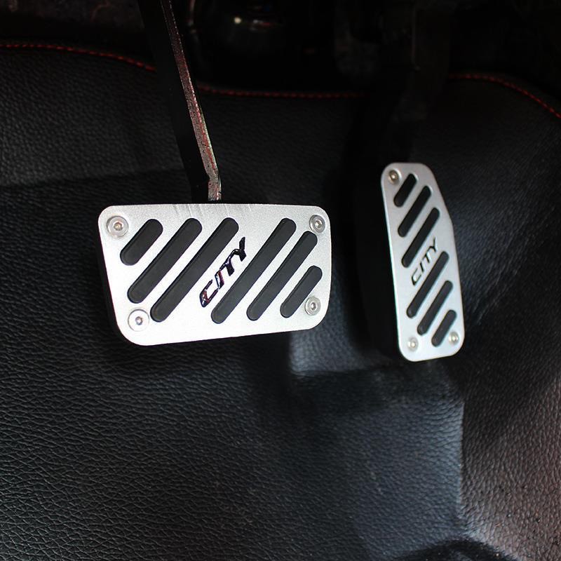 แป้นเหยียบคันเร่ง และแป้นเบรก แบบไม่เจาะรู สําหรับ Honda City 09-20 Sport Pedal