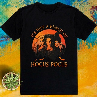 เสื้อยืด พิมพ์ลาย Bunch Of Hocus Pocus เหมาะกับของขวัญวันเกิด สําหรับผู้ชาย และผู้หญิง