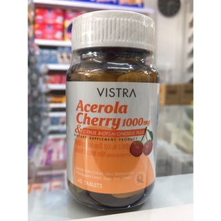 Vistra Acerola Cherry 1000mg บรรจุ 45เม็ด