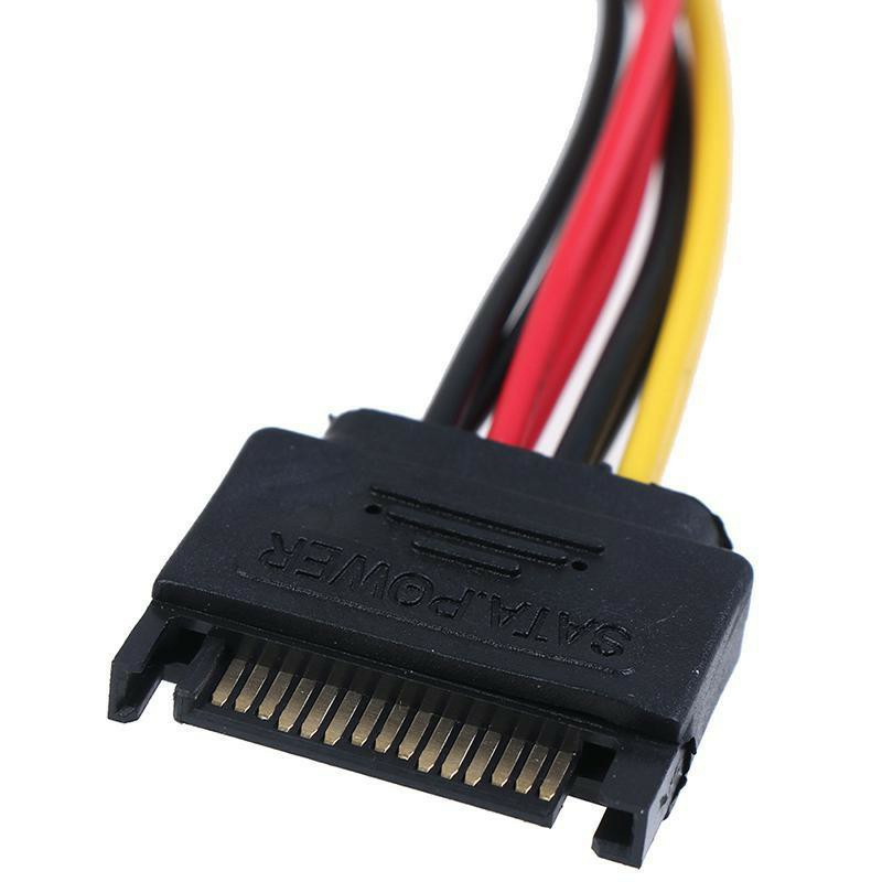 สาย 15pin Sata Male To Double 4 Pin Molex Female 1x2 ST3 (สินค้ามีพร้อม ...