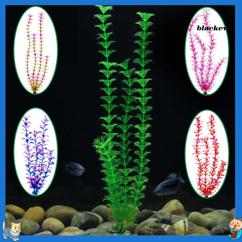 Aquatic Green Plastic Water Grass Plant Lawn Fish Tank Landscape Aquarium Decor
