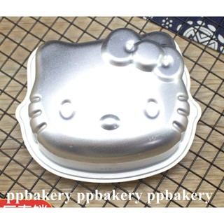 พิมพ์เค้ก 3D อลูมิเนียม รูป หน้าคิตตี้ รุ่น H636 ( Aluminum cake pan Face Hello Kitty shape)