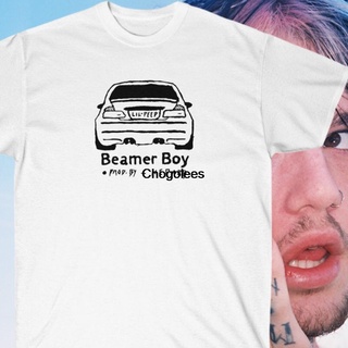 เสื้อยืดสีขาวเสื้อยืด พิมพ์ลาย Lil Peep Beamer คุณภาพสูง สําหรับผู้ชาย และผู้หญิงS-4XL