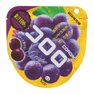 ยูฮ่าโคโรโระเยลลี่เจลาตินสำเร็จรูปผสมน้ำองุ่น 40กรัม Yuha Kororo Instant Gelatin Jelly with Grape Juice 40g.