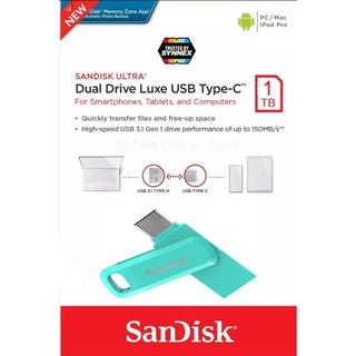 SanDisk Flash Drive OTG 1TB ULTRA DUAL DRIVE GO USB TYPE-C (SDDDC3-1TB-G46G)