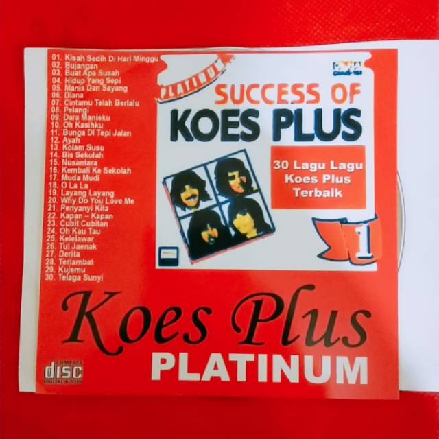 แผ่น Cd Koes Cassette plus platinum