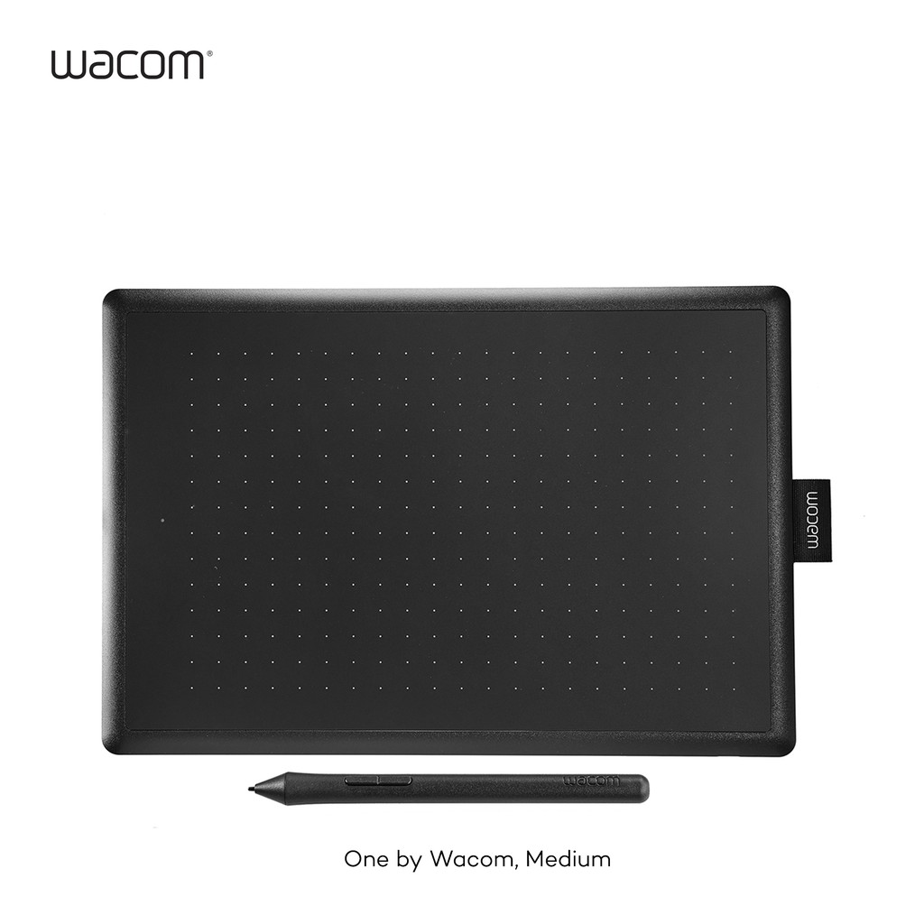 Wacom One by Wacom M (CTL-672)  แท็บเล็ตพร้อมเมาส์ปากกาสำหรับวาดภาพกราฟฟิก