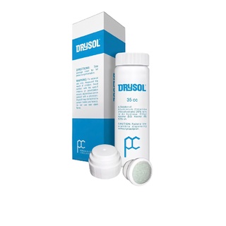 DRYSOL ANTI-PERSPIRANT ดรายซอล 35 ML ทาระงับเหงื่อมือ เท้า รักแร้ 35 cc.