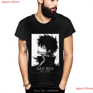 Appes Store New Abstract Dabi Boku No My Hero Academia Sad T Shirt Summer Men Cotton T-Shirt Anime Tshirt Fashion เสื้อ