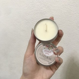 *ร้านนี้ไม่สลิ่มคะ* Natural soybean wax candle กลิ่น White Rose