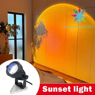 โคมไฟโปรเจคเตอร์สีรุ้ง / Sun / Sunset 5 W Led Usb 7 . 5X10 ซม . สําหรับตกแต่งบ้าน