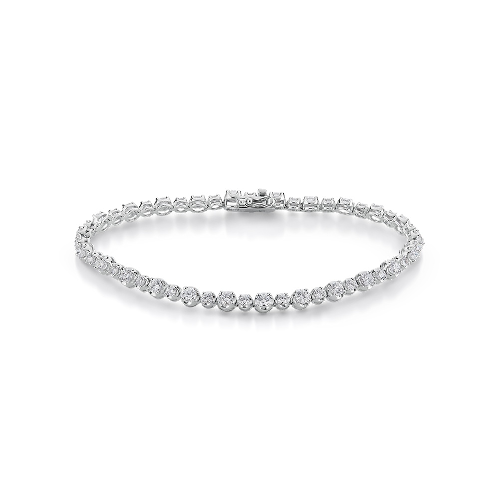 สร้อยข้อมือเพชร Simplicity Fluttering Diamond Tennis Bracelet (BC015)