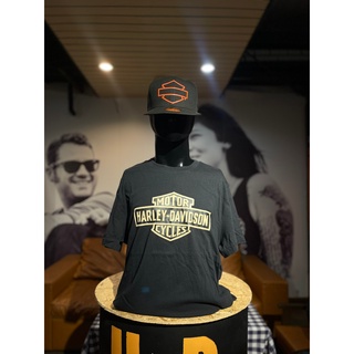 เสื้อยืด  HARLEY-DAVIDSON Mens Vintage Front Logo Tee