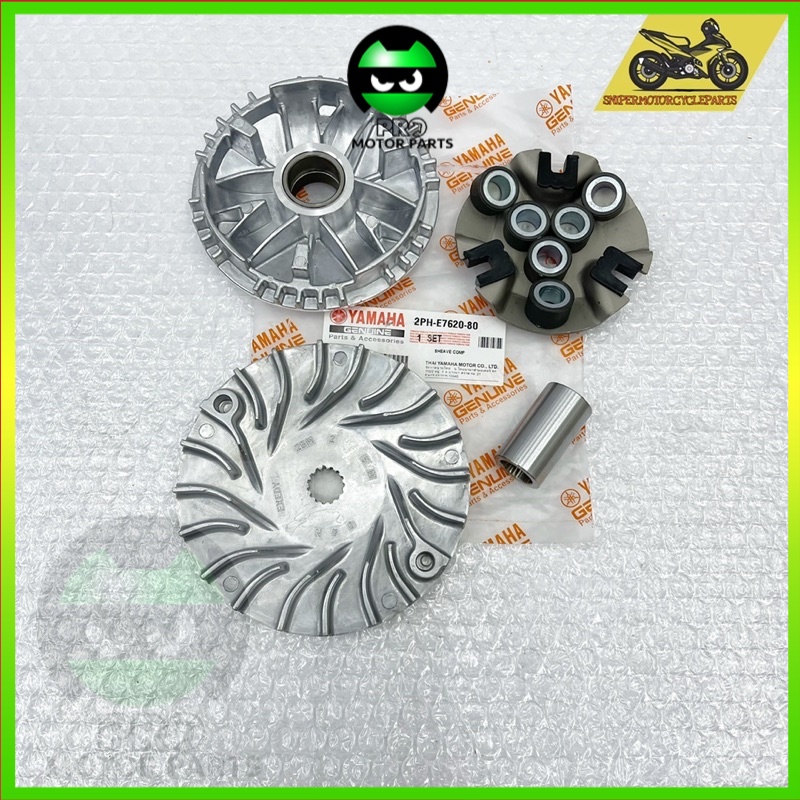 YAMAHA EGO AVANTIZ SOLARIZ DEPAN / FRONT PULLEY SET 2PH E7620 80 THAI YAMAHA DRIVE FACE MOVABLE SET