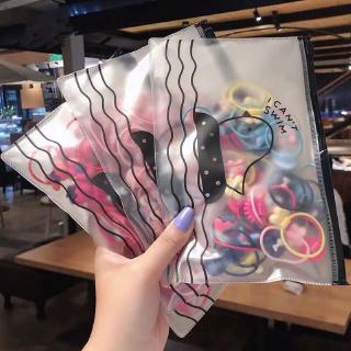 ยางมัดผม หลากสี ลายการ์ตูน สําหรับเด็ก 20 ชิ้น/ถุง