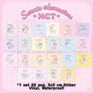 ชุดสติกเกอร์ Nct Sanrio SQ (1 ชุด = 22 ชิ้น)