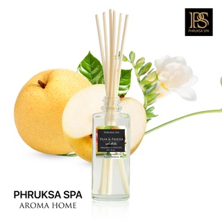 ก้านไม้หอมปรับอากาศ(Phruksa Spa Reed Diffuser) ขนาด 50 ml. ฟรี! ก้านไม้ มี 36 กลิ่น | ก้านไม้หอม |น้ำหอมปรับอากาศ