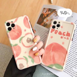 🍑peachวาดเดี่ยว/peachวาดลาย | เคสมือถือ เคสโทรศัพท์